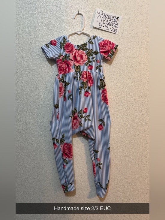 Other - Alleycat handmade romper size toddler 2/3 EUC